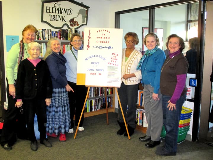 The Friends of the Somers Library is kicking off its annual membership drive. 