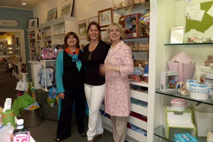 Fairfield Women&#x27;s Exchange volunteers (from left) Judy Fisher, Kathy Mitchell and Gael Ficken. The nonprofit gift shop is looking for more volunteers in Southport. 