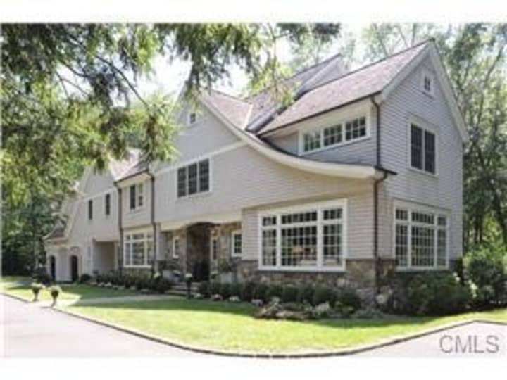 The house at 76 Hanson Road in Darien is open for viewing this Sunday.