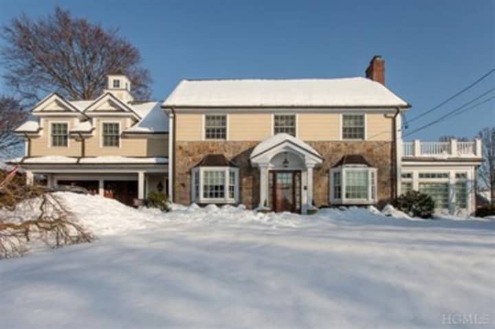 This house at 2 Knollwood Road in Eastchester is open for viewing on Sunday.