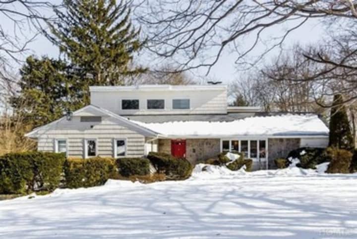 This house at 34 Hillandale Road in Rye Brook is open for viewing on Sunday.