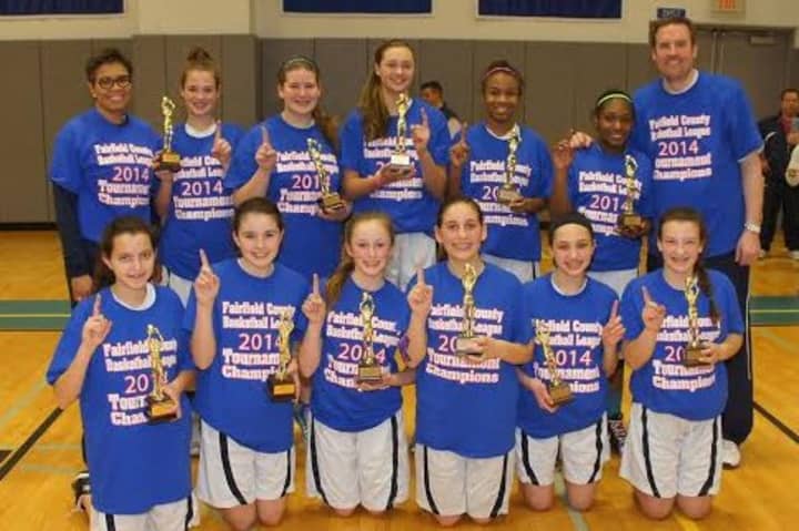 The Stamford Youngtimers 8th grade girls basketball team won the Fairfield County Basketball League tournament last weekend. The team finished the season 29-2.