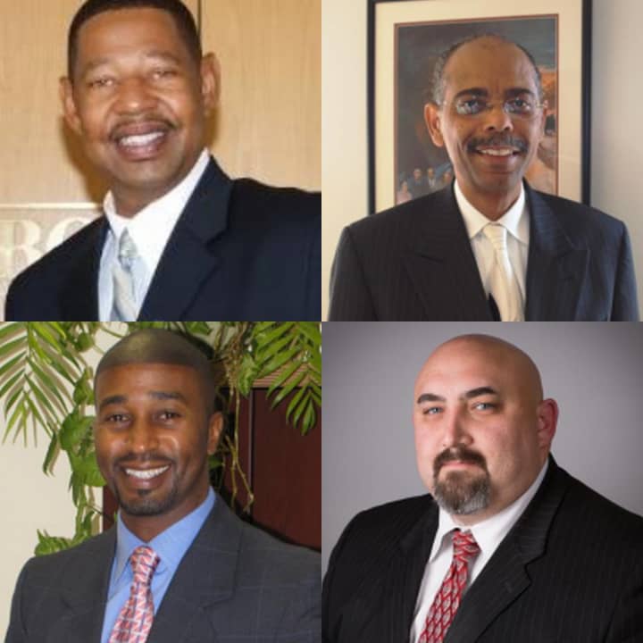 The four candidates for Mount Vernon superintendent. 