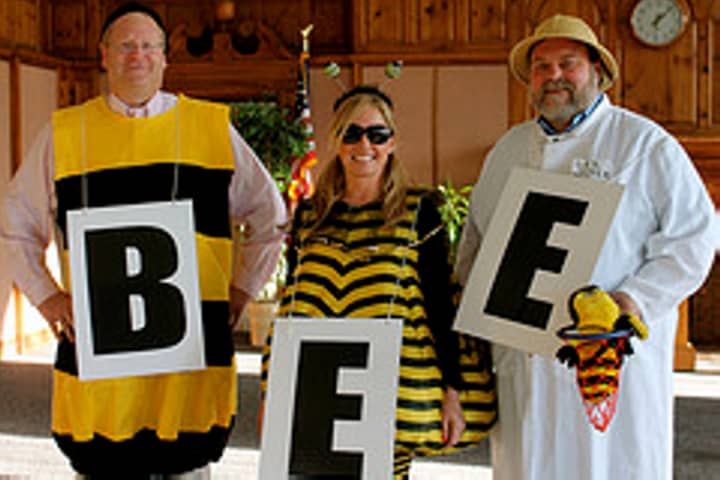The Norwalk Education Foundation encourages teams to dress up for the annual community spelling bee and fundraiser. 