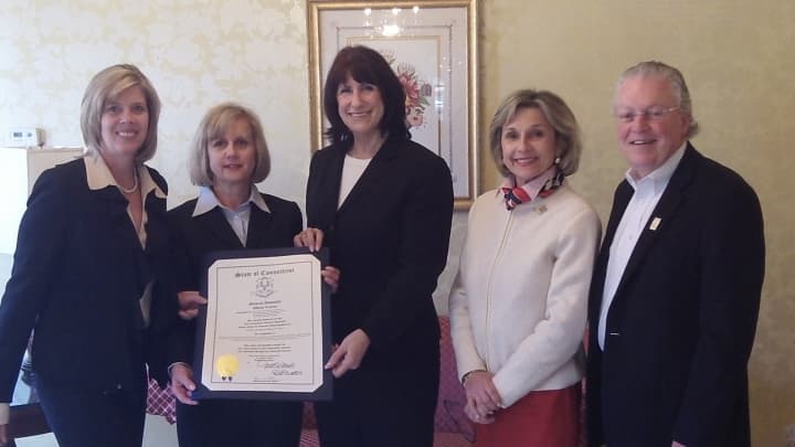 Shaughnessey-Banks Funeral Home in Fairfield receives Women&#x27;s Economic Spotlight Recognition Award from the Fairfield Chamber of Commerce.