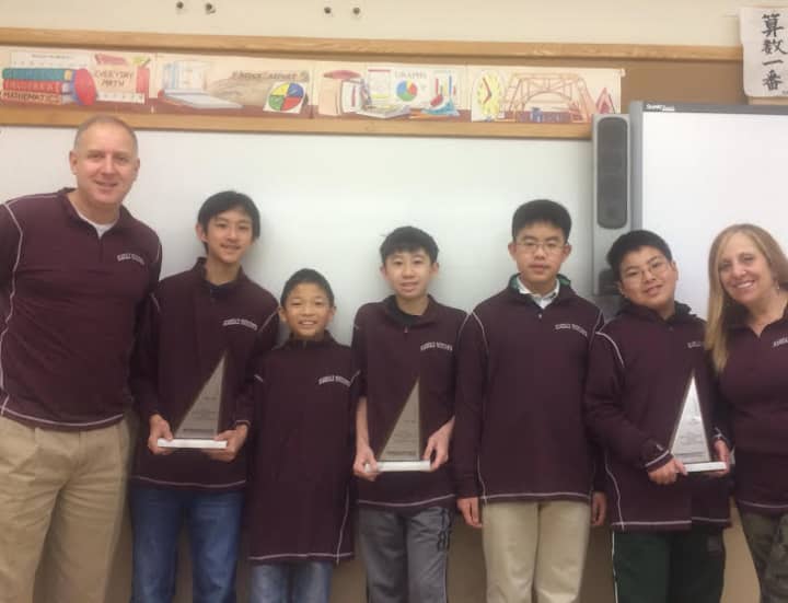 The Scarsdale Mathcounts team was tops in the state.