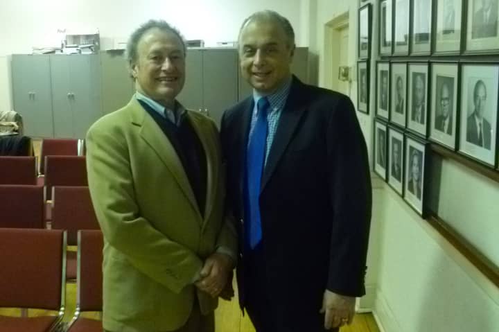 Pelham Manor incumbents Neal Schwarzfeld (left) and Louis Annuziata (right) were reelected on Tuesday for new two-year trustee terms after running unopposed.