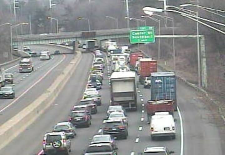An accident on northbound I-95 near exit 19 has slowed traffic. 