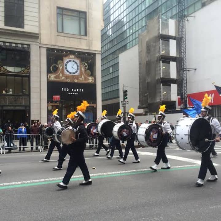 Students from Saint Christopher&#x27;s School in Dobbs Ferry marched in the Saint Patrick&#x27;s Day parade in New York City. 