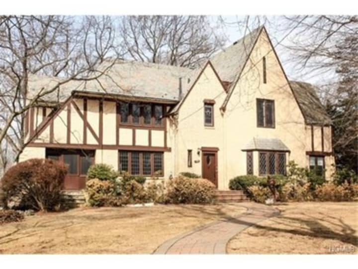 This house at 158 Lyncroft Road in New Rochelle is open for viewing this Sunday.