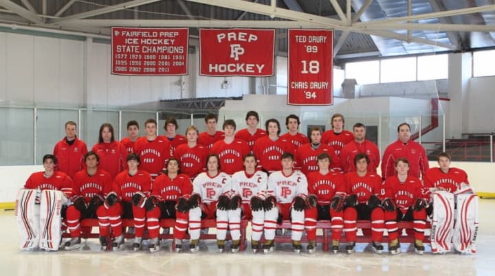 Fairfield Prep won the Division I state hockey championship Saturday with a victory over Darien High School.