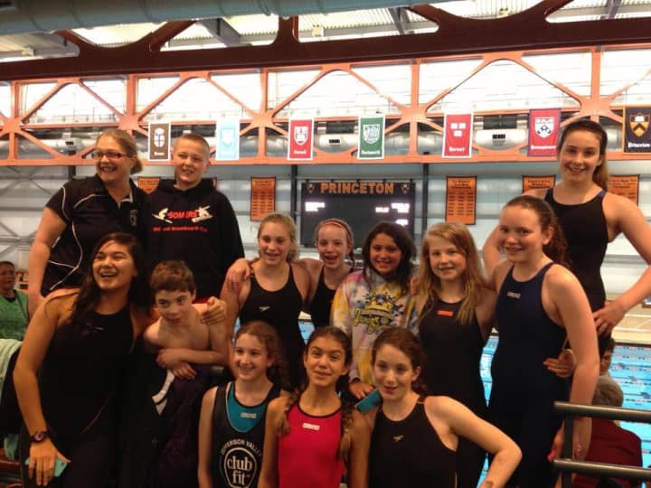 Club Fit&#x27;s junior varsity swim team competed in March Madness at Princeton University on Tuesday, March 18. 