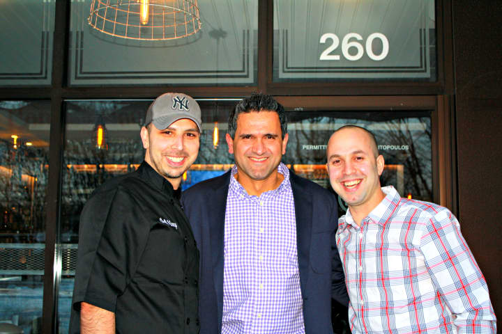 Business partners Tomer Raviv of Stratford, Vincent Mascaro of New Haven and Kosta Proskinitopoulos of Fairfield, say that the three of them been talking about opening a restaurant for four years. 