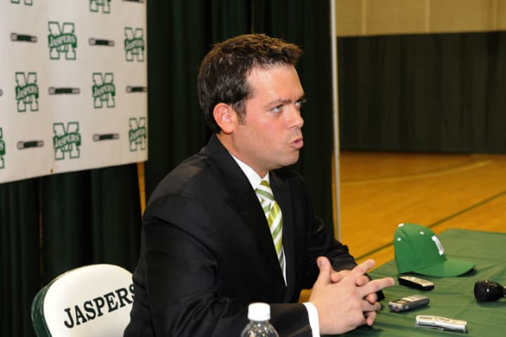 White Plains native Steve Masiello was placed on administrative leave after it was discovered he didn&#x27;t receive an undergraduate degree from the University of Kentucky. 
