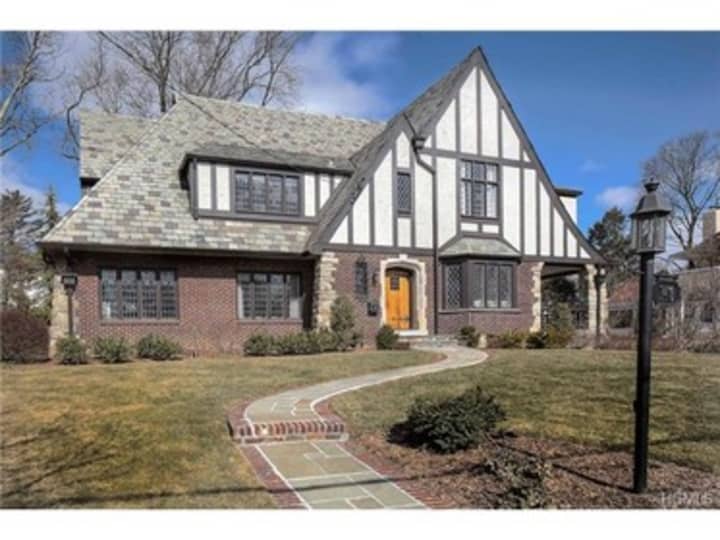 This house at 140 Elmsmere Road in Bronxville is open for viewing on Sunday.