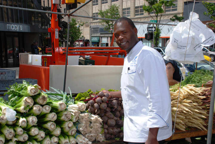 The Ritz-Carlton, White Plains is giving residents the opportunity to see how a master chef shops at a Farmers Market on Wednesday, April 2 in White Plains. 