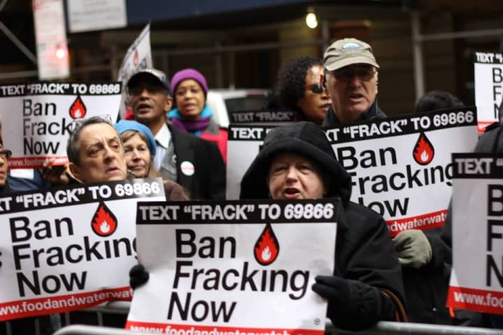 Anti-fracking protesters will stage a protest in Tarrytown Thursday, April 3 to confront Gov. Andrew Cuomo.