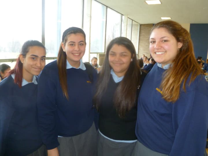 Students at Maria Regina High School in Hartsdale talked about childhood obesity and how to address it.