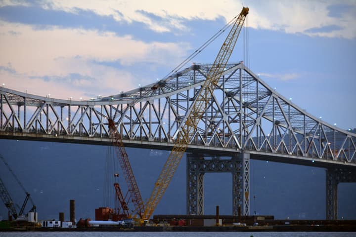 An unidentified man is in the hospital after jumping from the Tappan Zee Bridge on Wednesday morning.