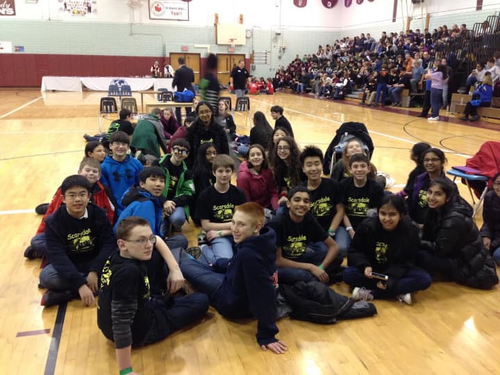 The Science Olympiad team from Scarsdale Middle School placed 17th out of 37 teams at a competition in Rochester. 