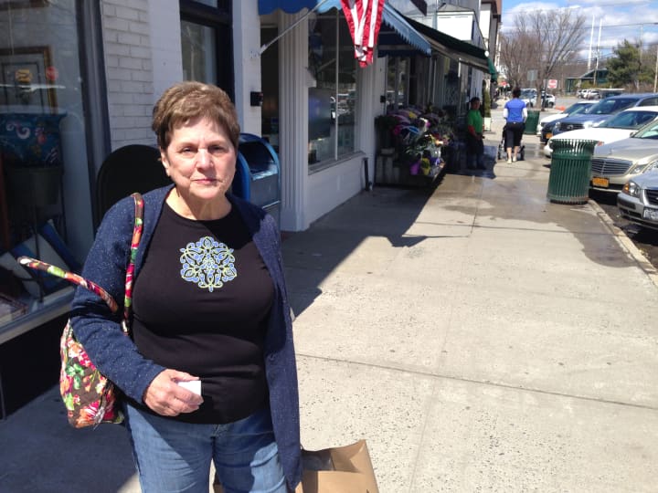Jeanette Gerfin of Somers gave her opinion as she shopped in Katonah. 
