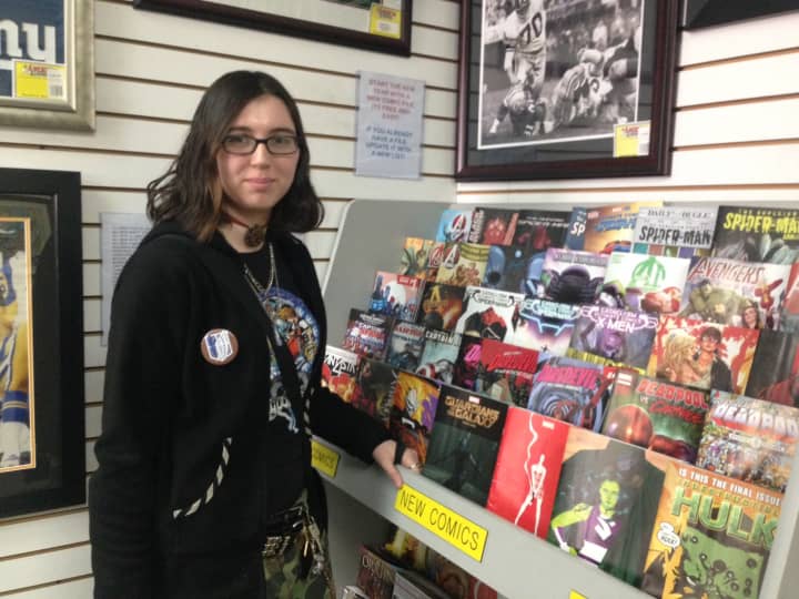 Crystal Conklin of Yonkers has worked at American Legends Baseball Memorabilia and Comics for five years.