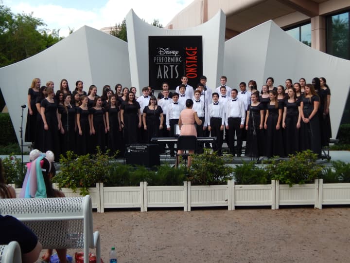 Members of the Harrison High School Music Department performed at Walt Disney World recently.