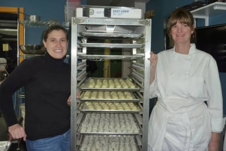 Pastry chef Mary OBrien, of Wilton, and longtime friend Joy Gifford, of Norwalk, are the co-owners of Heavenly Bites