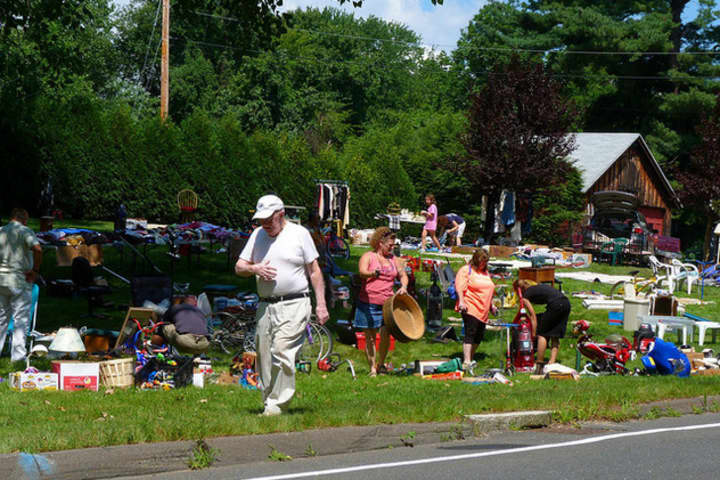 Treasure seekers will have nearly 50 destinations to hit during the  villagewide tag sale in Hastings-on-Hudson on Saturday, April 26.