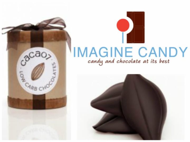 Cacao7&#x27;s Skinny organic and fair trade chocolates are now available at Imagine Candy in Scarsdale.