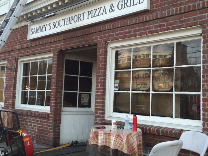 The fire at Sammy&#x27;s Southport Pizza and Grille started in the early morning of April 14, and closed down Pequot Ave. for several hours that morning. 