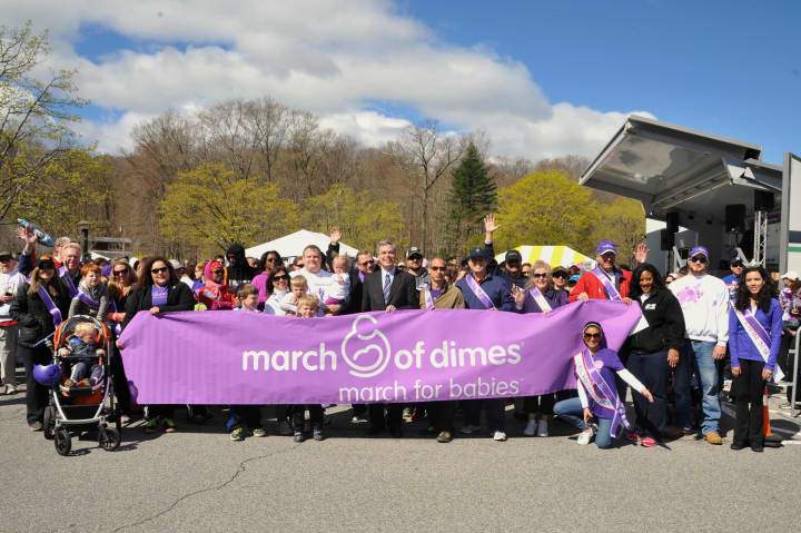 The 2014 March for Babies to benefit the March of Dimes raised more than $800,000 on Sunday, April 27. 