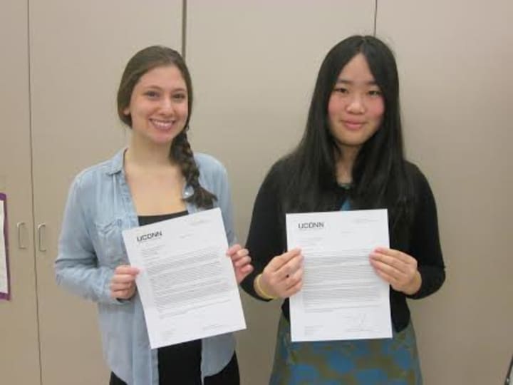 Two Westport middle school students recently won awards in the 2014 Connecticut Student Writers Contest.