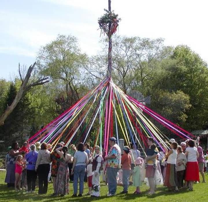 The maypole dance at Wakeman Town Farm in Westport will be at 3 p.m. Saturday, May 3. 