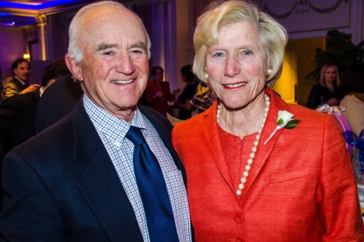 Penny Johnston Foote, right, with her husband Ray Foote, left, at FSWs Diamond Anniversary Gala. Foote, daughter of FSW co-founder Marjorie Dammann, was the galas honorary chair. 