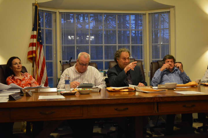 Members of the Pound Ridge Planning Board.