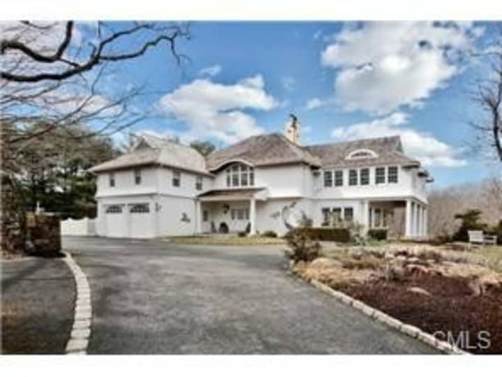 This house at 300 Newtown Turnpike in Weston is open for viewing this Sunday.
