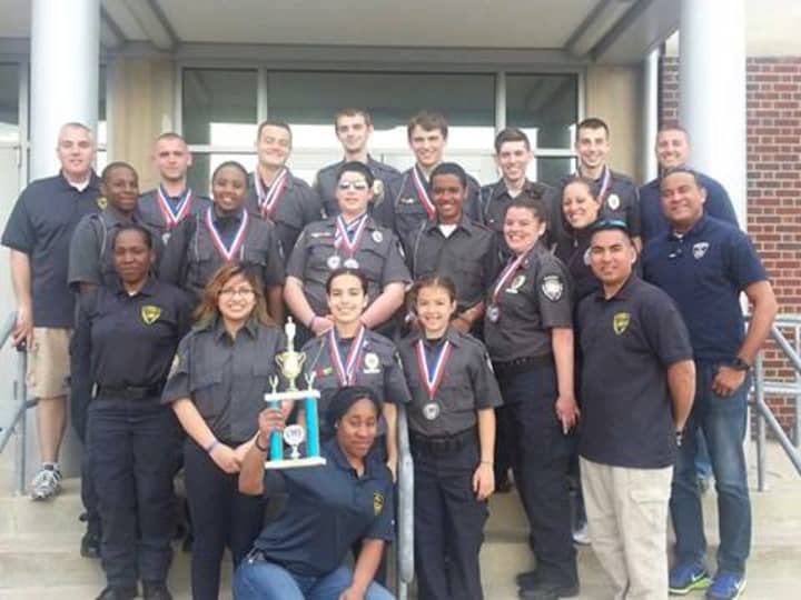 The Greenburgh Police Explorers took third place among 40 teams in the Connecticut Explorers event.