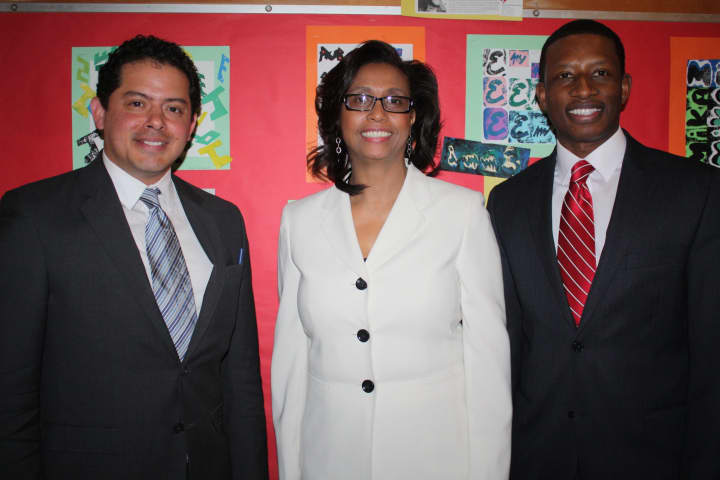 Rolando Briceño, Jamal Lewis, and Cassandra Hyacinthe were recently appointed as new principals in the Peekskill City School District. 