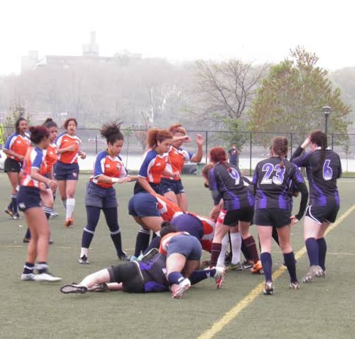 The Harvey School&#x27;s women&#x27;s rugby team experienced its first-ever league game against New York Rugby Club High School Program. 