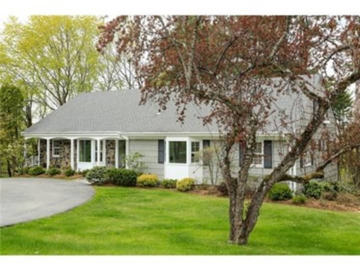 This house at 1 Kitchel Road in Mount Kisco is open for viewing on Sunday.
