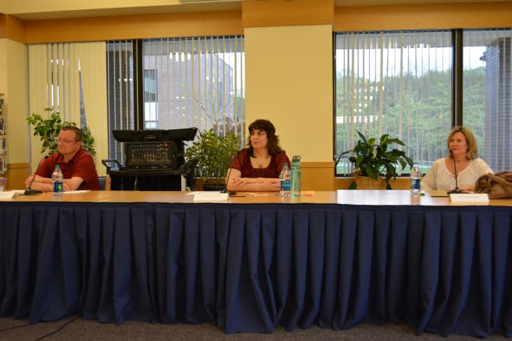 Left to right, Andrew Brown, Arleen Henshaw and Carolyn Aversano.