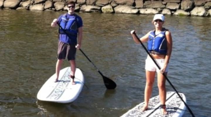 Rent a stand-up paddleboard in Stamford and explore the waters of Long Island Sound. 