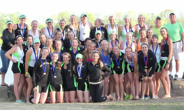 The Connecticut Boat Club took home eight medals at the U.S. Rowing Northeast Junior District Championships recently.