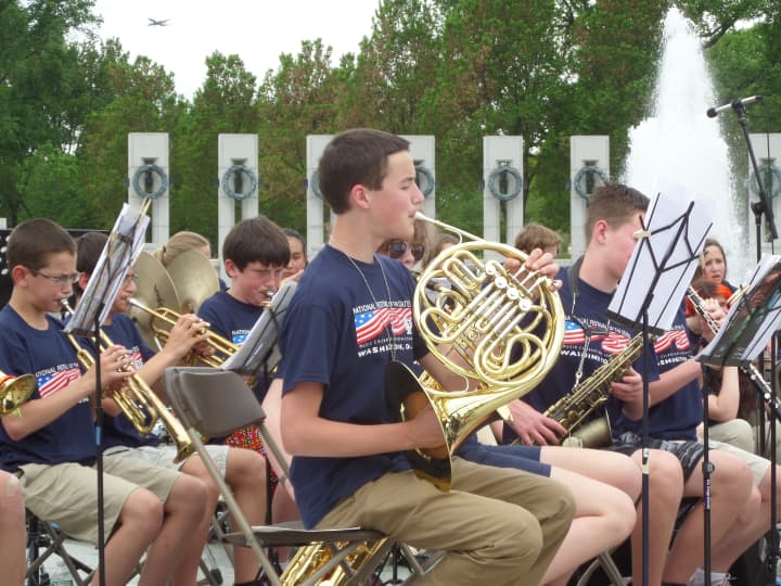 Band and chorus students from Fox Lane Middle School in Bedford performed in Washington D.C. earlier this month.