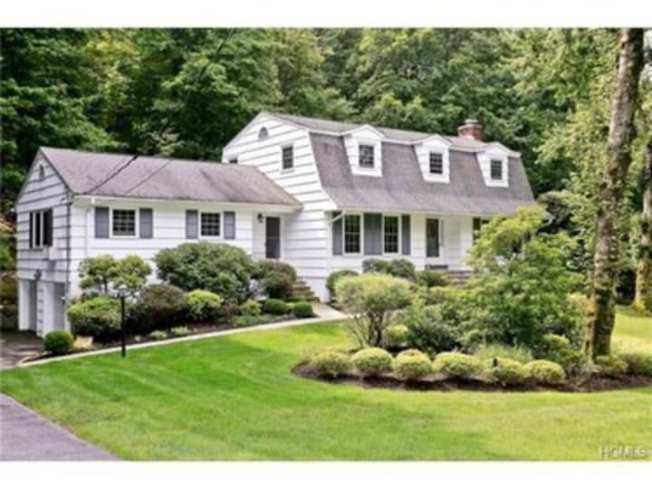 This house at 41 Hilltop Drive in Chappaqua is open for viewing on Sunday.