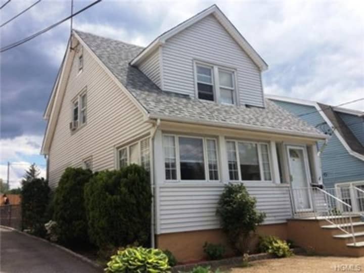 This house at 38 Emmett Terrace in New Rochelle is open for viewing this Saturday.