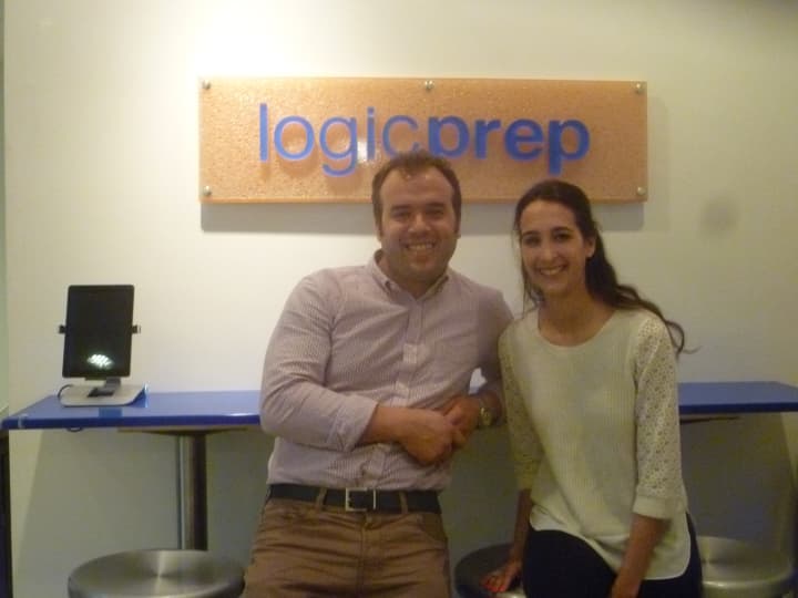 Jesse Kolber and Lindsay Tanne run LogicPrep in Armonk, which helps students prepare for the SATs, and other college entrance exams. 