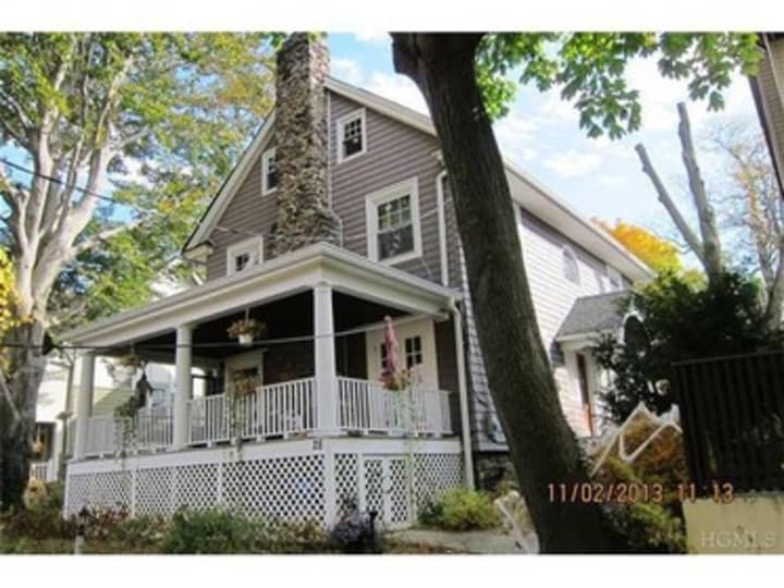 This house at 28 Gilbert Place in Yonkers is open for viewing on Sunday.