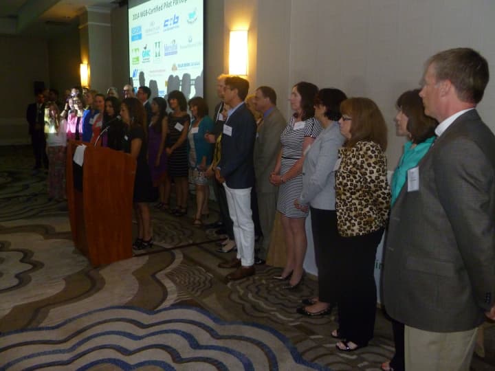 The 18 participants of the Westchester Green Business-Certified program get recognized Thursday at the Crowne Plaza in White Plains. 
